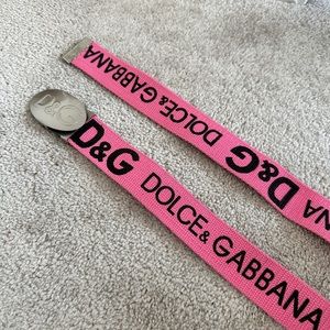 D&G Pink & Black Belt